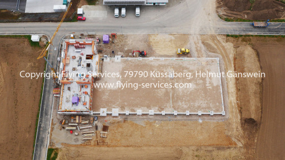 Luftbild Bau- & Fortschrittsdokumentation Industriehalle FS P1010118