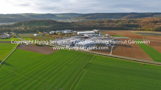 Luftbild Gewerbegebiet Küssaberg FS P1020066