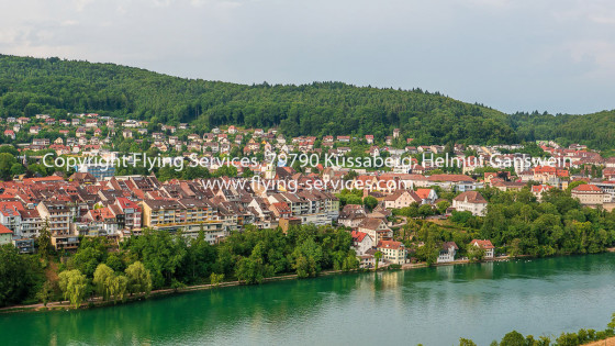 Luftbild Stadt Waldshut aus CH-Sicht FS P1050159